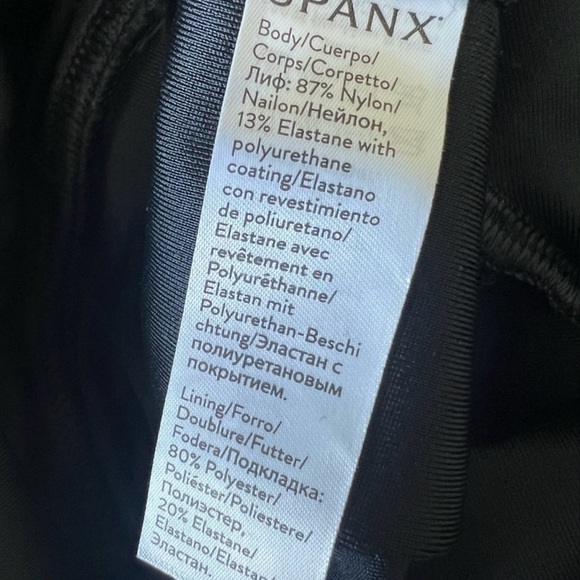 SPANX Faux Leather Skinny Leggings Size M - Picture 8 of 11